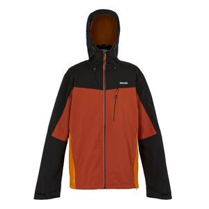 Regatta Mens Birchdale Waterproof  Jacket / Red Ochre/Black